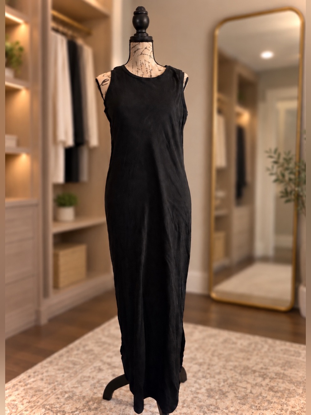 Recreation by Thread & Supply Black Maxi Dress S
